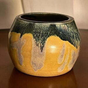 Handcrafted Vintage Ceramic Glazed trinket Bowl